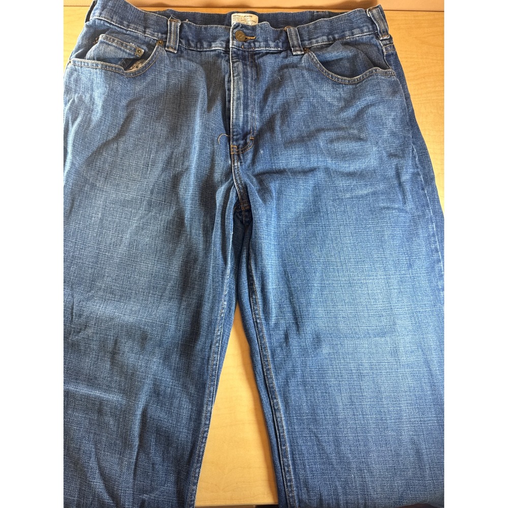 DKNY Jeans Metro Type C‎ Performance Denim Mens 38x32 Blue Straight Leg Cotton